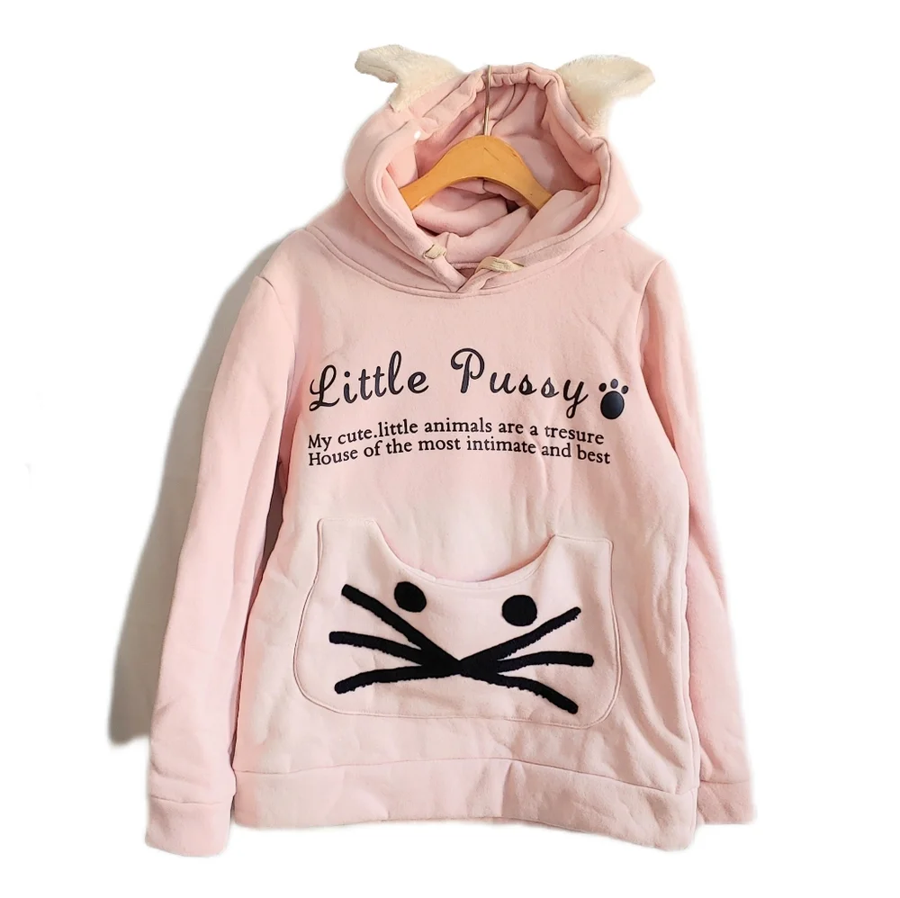 Little Pussie Cat Hoodie, XS / S